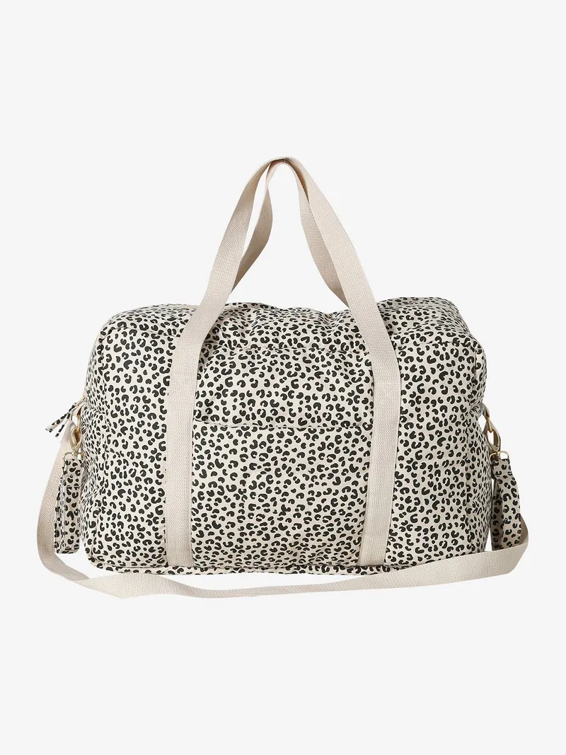 Vertbaudet Wickeltasche CATALINA, Wollweiß leo, – Produktbild 2 von 4