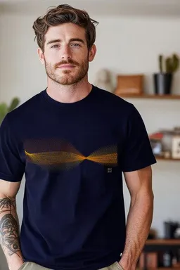 Kultgut Kultgut Biofair T-Shirt meliert/Vibration – Produktbild 1 von 1