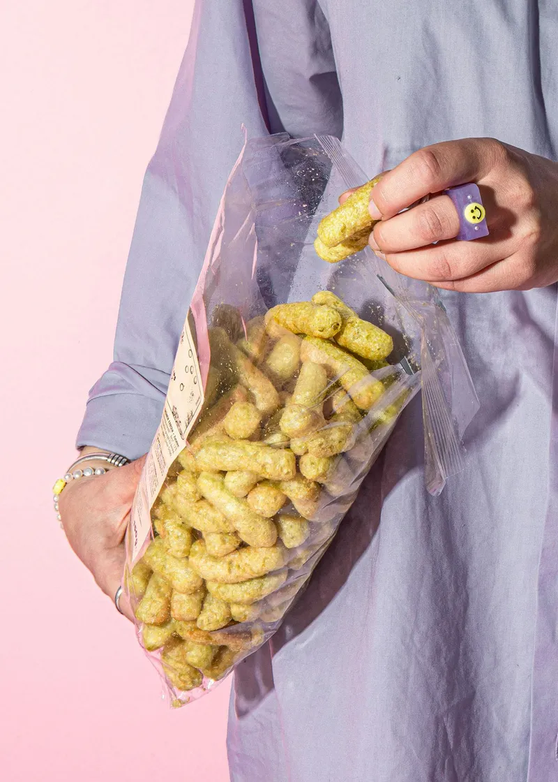 KoRo Bio Erbsenflips mit Meersalz 5 x 150 g – Produktbild 5 von 5