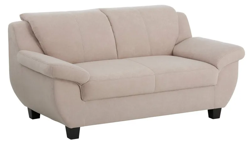 Home affaire 2-Sitzer Yesterday zeitlos und komfortabel, gemütliche Armlehnen, Microfaser, Beige, – Produktbild 3 von 5