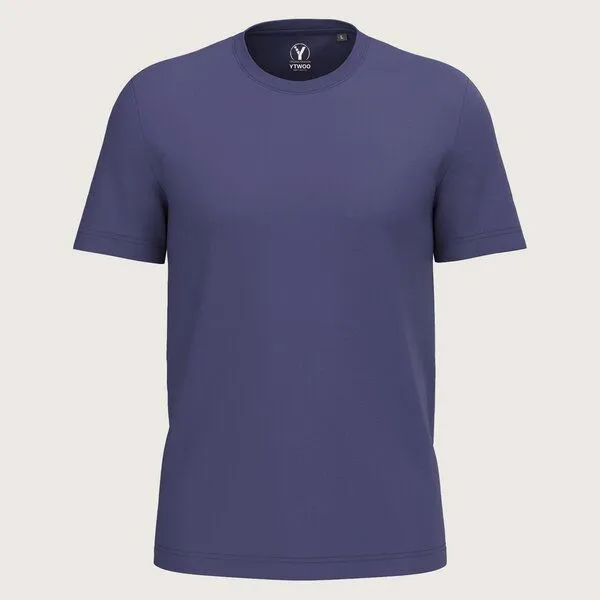 YTWOO YTWOO Regular Herren T-Shirt Light, Deep purple, – Produktbild 1 von 2