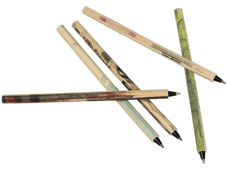 Memo memo x manaomea Kugelschreiber "Easy Pen" aus Baumwolltaschen, Fairtrade-zertifiziert – Produktbild 1 von 2