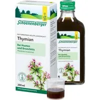 Schoenenberger Schoenenberger Heilpflanzensaft "Thymian" bei Husten und Bronchitis, 200 ml – Produktbild 1 von 1