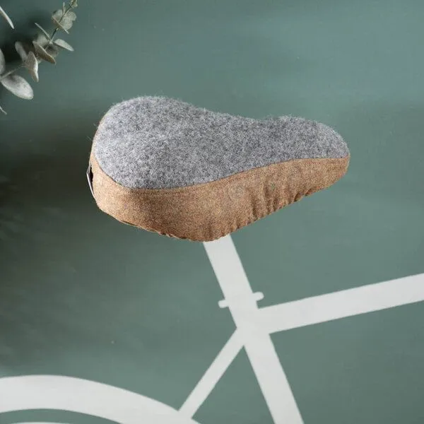 nahtur-design nahtur-design Sattelbezug aus Loden | Sitzheizung für Dein Fahrrad, Braun_02, – Produktbild 1 von 5