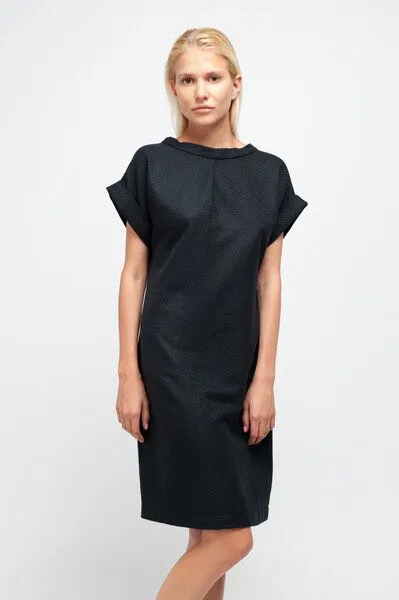 SHIPSHEIP SHIPSHEIP CAMILLE - Damen Kleid aus Bio-Baumwolle, Schwarz, – Produktbild 2 von 4