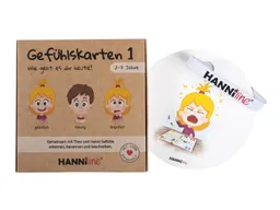 Hanniline Gefühlskarten für Kinder zwischen 2-7 Jahren 20 Motive und Gefühlsuhr Maße 15 x 15 x 2 cm – Produktbild 1 von 1