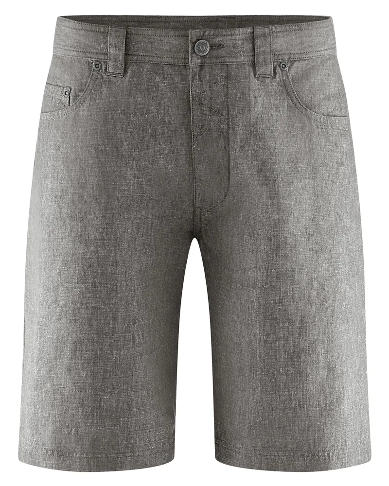 HempAge Hempage Herren vegan Shorts Modern Asphalt In Grau, Grau, – Produktbild 1 von 2