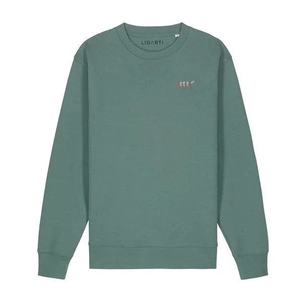 LIGARTI Bestickter Pullover – Mausflug – LIGARTI Tiermanufaktur, Schwarz, – Produktbild 3 von 3