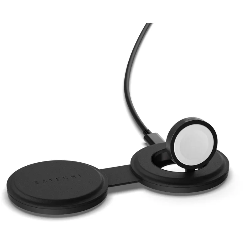 Satechi Satechi OntheGo Wireless Charger mit QI2 Schwarz 15W 2 in 1 – Produktbild 1 von 1