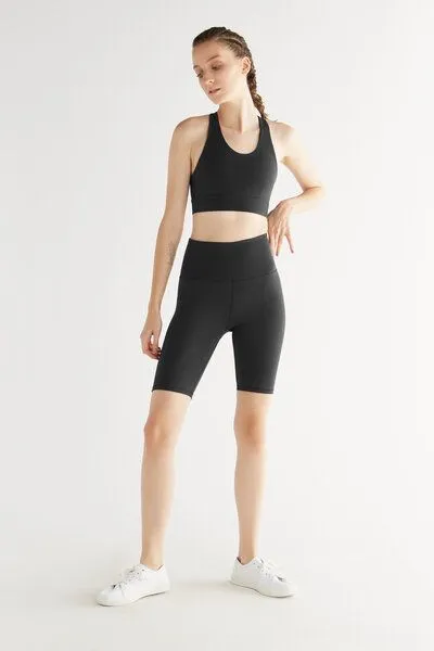 True North True North Damen Fit Shorts aus Bio-Baumwolle T1331, Schwarz, – Produktbild 1 von 4