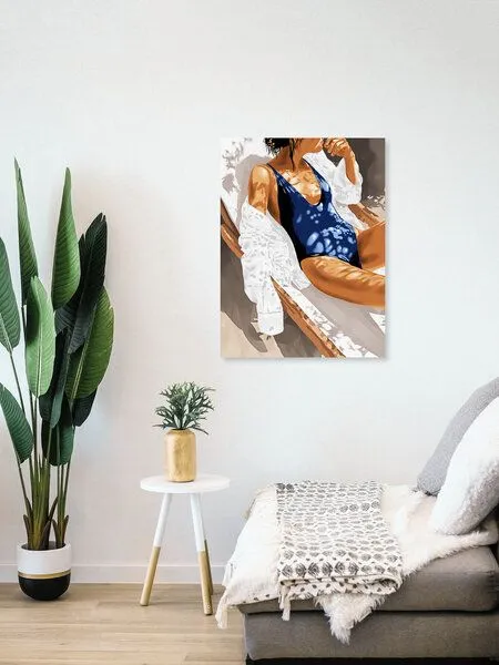 Photocircle Photocircle Poster / Leinwandbild - Girls Just Wanna Have Sun Painting – Produktbild 4 von 4