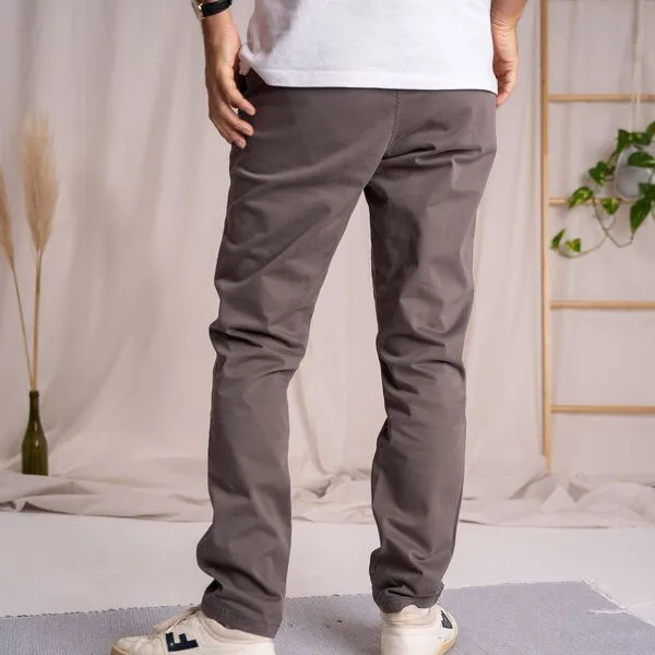 Vresh Clothing Vresh Clothing Vabiolo - Chino aus Biobaumwoll-Mix, Grau, – Produktbild 2 von 4