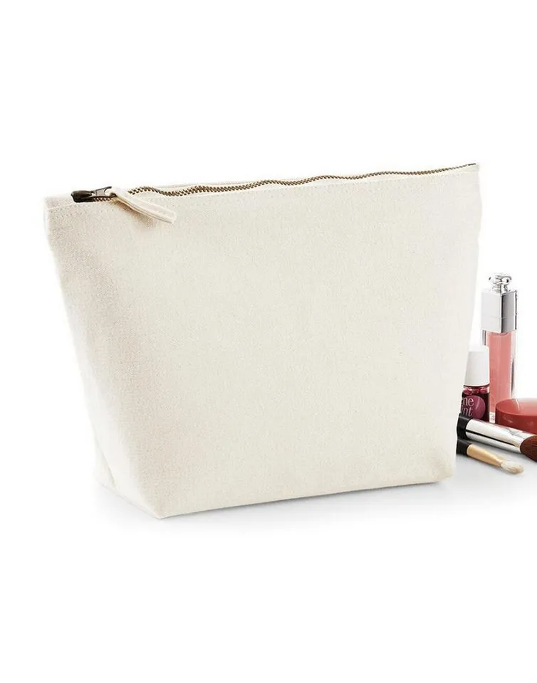 Westford Mill Westford Mill Kulturbeutel Canvas Accessory Bag S: 17x7, M: 26x12, L: 31x15, Natural, – Produktbild 4 von 5