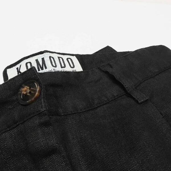 KOMODO Komodo Leinen-Hose Modell: Lion, Black (schwarz), – Produktbild 1 von 4