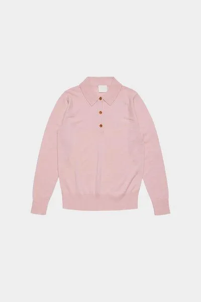 FUB FUB - Polo Longsleeve, Rose quartz, – Produktbild 1 von 3