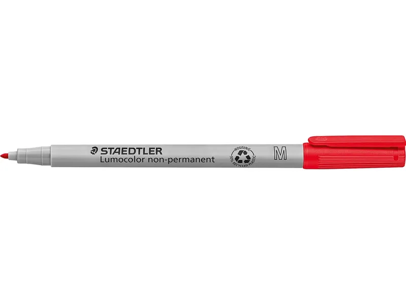 Staedtler STAEDTLER Universalstift 'Lumocolor 315' mittel rot wasserlöslich – Produktbild 2 von 2