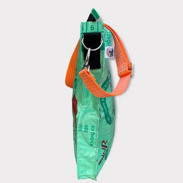 Beadbags Beadbags Shopperbag TJ77 recycelter Reissack mit Tampenjangurt, Hellgrün, – Produktbild 2 von 2