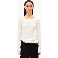 ARMEDANGELS ARMEDANGELS EINIAARA SOFT Damen Longsleeve aus Bio-Baumwolle, Off white, – Produktbild 1 von 1