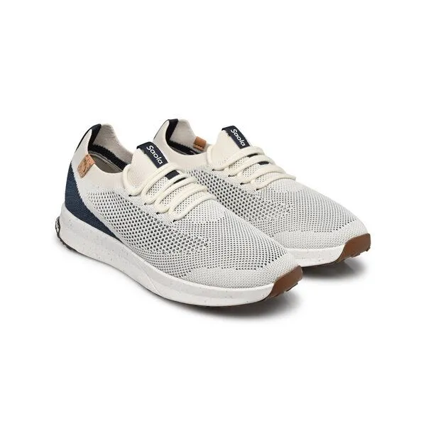 SAOLA SAOLA Vegan Sneaker Herren - Tsavo M 2.0, White / navy, – Produktbild 2 von 4