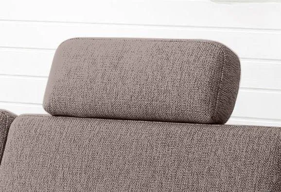 OTTO home Sofa-Kopfstütze Borkum, B: 52cm, Braun, – Produktbild 5 von 8