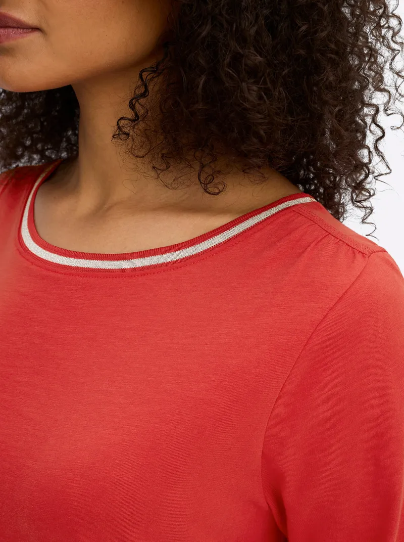 sheego 3/4-Arm-Shirt erdbeere, Erdbeere, – Produktbild 2 von 2