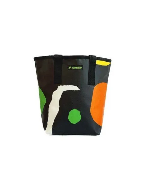 DEMANO DEMANO Tote Bag Hergestellt aus Recycelten Bannern Carmen, Schwarz, – Produktbild 1 von 4