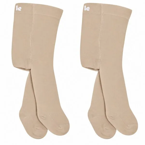 bistyle bistyle Baby Strumpfhose 2er-Pack GOTS-zertifiziert, Beige beige, – Produktbild 1 von 2