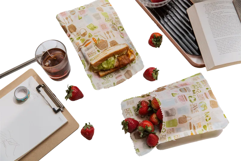nuts innovations nuts innovations Sandwich und Snack Beutel 2er Set zero waste – Produktbild 1 von 2