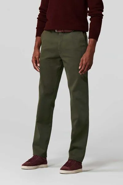 Meyer MEYER Soft Cotton Flex Chino, Grün (lorbeer), – Produktbild 1 von 5