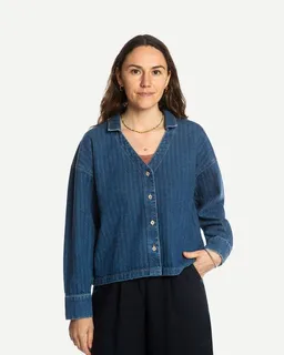 MATONA Matona Jeansbluse | Denim Blouse | aus 100% Baumwolle – Produktbild 1 von 1