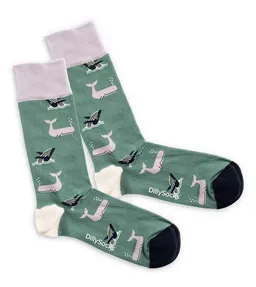 DillySocks DillySocks Socken Whale Party aus Biobaumwoll-Mix – Produktbild 1 von 1
