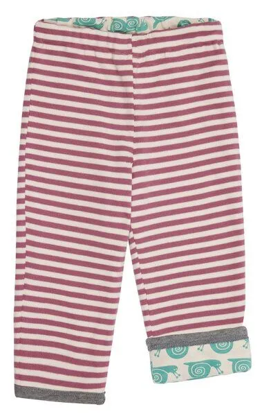 loud + proud loud + proud Babys & Kinder, Wendehose, GOTS-zertifiziert, Grape (rosa), – Produktbild 2 von 3