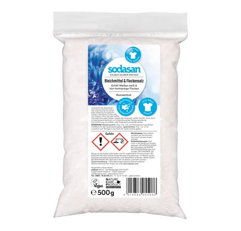 Sodasan Sodasan Bleichmittel & Fleckensalz - Beutel 500g Bleichmittel – Produktbild 1 von 1