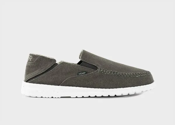 8000Kicks 8000Kicks SunSlide Hanf-Slipper in Dunkelgrün – Produktbild 1 von 4