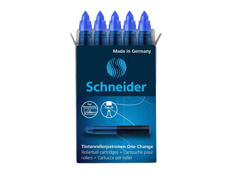 Schneider 5 Schneider Ersatzpatronen für Tintenroller One Change – Produktbild 2 von 3