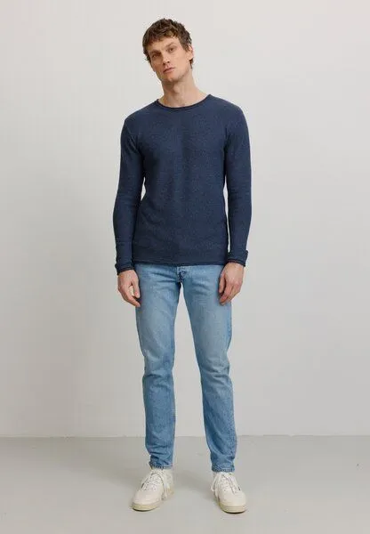 recolution Herren Strickpullover aus Bio-Baumwolle - EUKALYPTUS - recolution, Blue (blau), – Produktbild 4 von 4