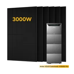 Anker Anker SOLIX Solarbank 4 E5000 Pro, mit 6 x 500 Bifaziale Solarmodule, by Powerness - 20kWh / ohne Zubehör / Selbstabholung – Produktbild 1 von 1