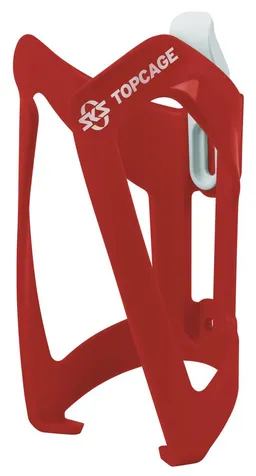 SKS GERMANY SKS Flaschenhalter Topcage rot ñ robuster und leichter Flaschenhalter aus Kunststoff, ideal für MTB und Trekkingräder, mit sicherem Halt für Flaschen bei jedem Terrain – Produktbild 1 von 1
