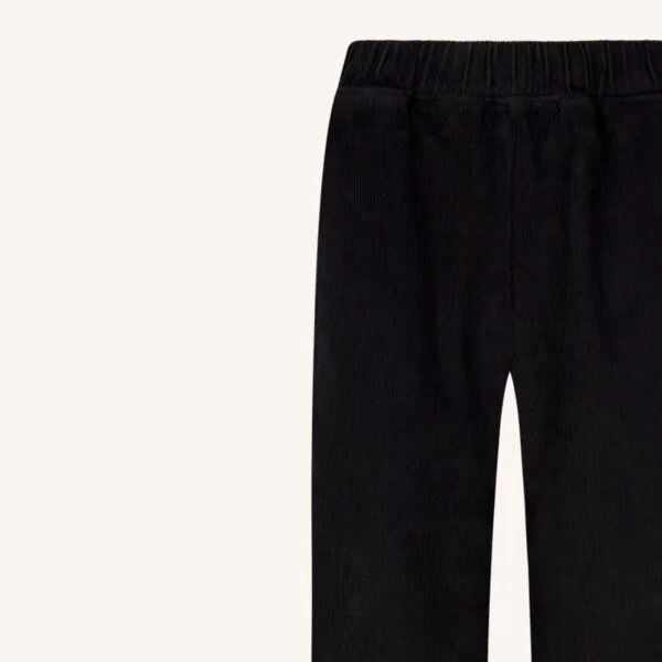 NORDLICHT NORDLICHT Damen Cord Hose aus 100% Bio-Baumwolle LINA, Schwarz, – Produktbild 4 von 4
