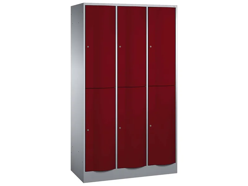 C+P C+P Schließfachschrank 3 Türme lg/rt 2er – Produktbild 1 von 1