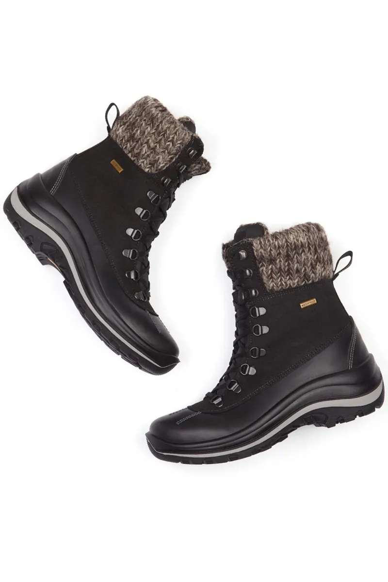 Will's Vegan Store Will's Vegan Store Damen vegan Schneestiefel Wvsport Schwarz, Schwarz, – Produktbild 1 von 2