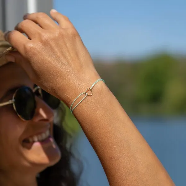 juni juni Türkises Armband-Set junilove - verstellbare Armbänder - handgemacht in Deutschland – Produktbild 2 von 4