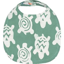 Global Mamas Global Mamas Bio Lätzchen - Turtles - Grün - Upcycling – Produktbild 1 von 1