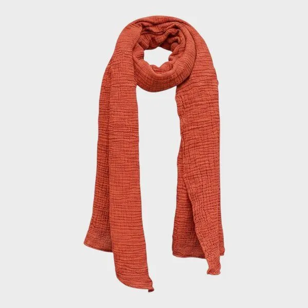 Der Lindwurm Der Lindwurm Musselin- Schal, Burned orange (orange), – Produktbild 2 von 4