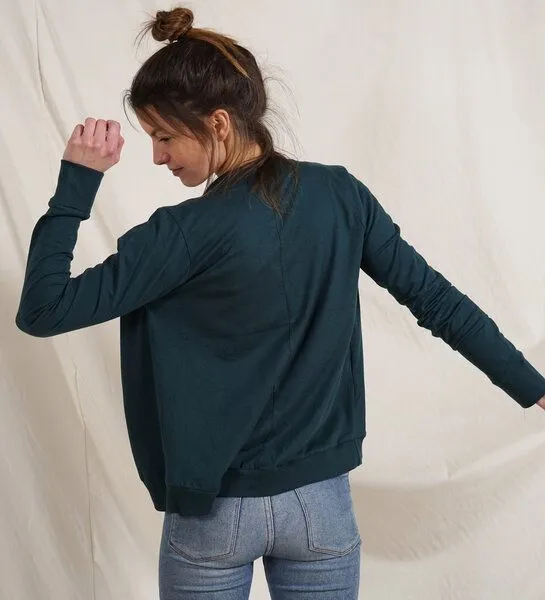 Lena Schokolade Lena Schokolade Jäckchen aus Bio-Baumwolle, Dark green, – Produktbild 3 von 3