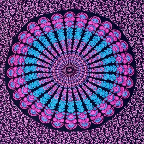Der Lindwurm Der Lindwurm Sarong- Mandala, Pink (pinkes mandala), – Produktbild 2 von 3