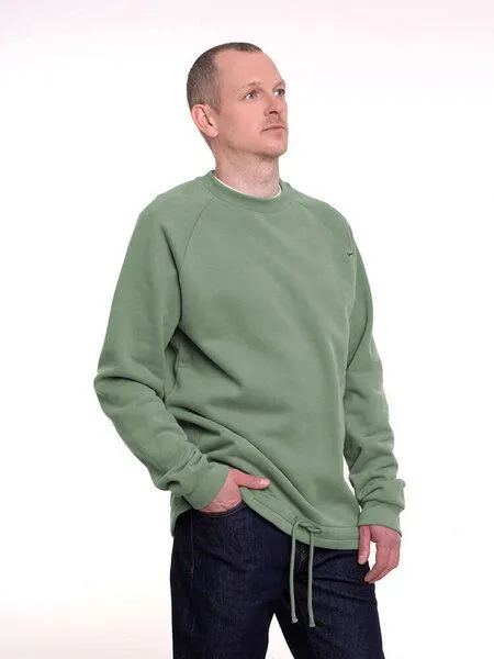 Bleed Bleed Crewster Sweatshirt Salbei Grün – Produktbild 3 von 4