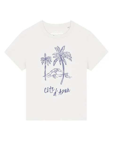 watapparel watapparel T-Shirt Frauen Cote d Azur, Off white, – Produktbild 1 von 2