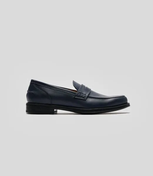 Solari Milano Solari Milano Veganer Penny Loafer - Herren, Blau, – Produktbild 1 von 2