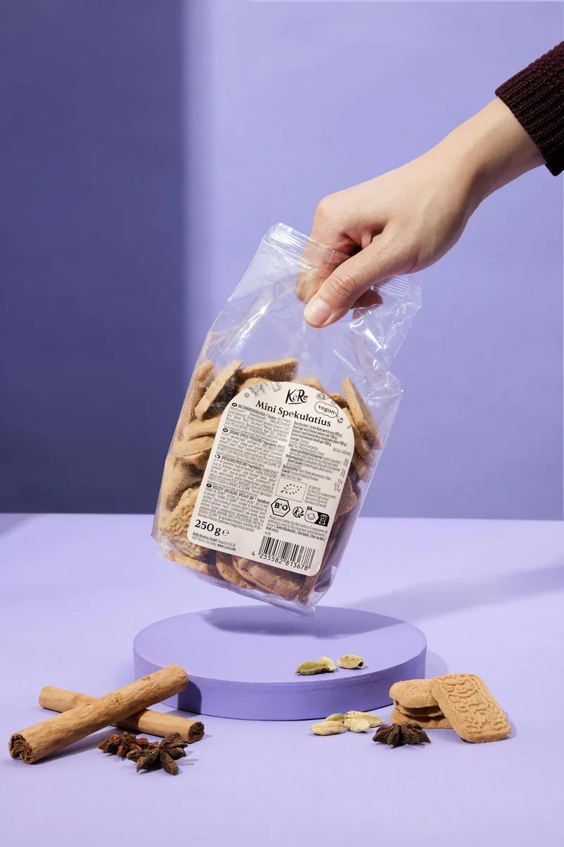 KoRo Bio Mini Spekulatius 250 g – Produktbild 4 von 5